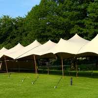 Carpa Elástica Impermeable en Oferta, Toldo Elástico Ignífugo, Carpa para Fiestas de Tela Spandex para Exteriores