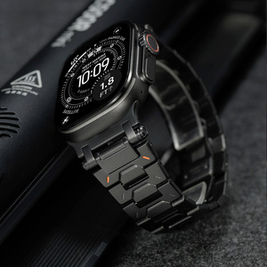 นาฬิกาสปอร์ตแฟชั่นใหม่ สายไทเทเนียมแท้ เหมาะสำหรับสายแอปเปิ้ล แอปเปิ้ลวอทช์ อัลตร้า - Product Image 1