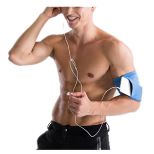 Brassard de sport d'été en PU tendance pour le jogging, avec porte-monnaie et porte-clés, pochette d'équipement de fitness et de course - Product Image 6