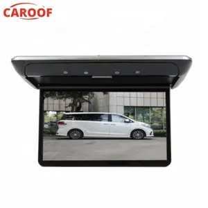 Eidada 15,6 Zoll Auto Flip Down Decke Dach Decke TV Mount Monitor mit Android 10 3 32G WIFI Overhead Video MP5 Player BT FM