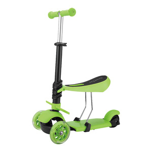 Patinete para niños con asiento de altura ajustable, 3 ruedas, ruedas de PU con luces intermitentes, para edades de 3 a 6 años - Product Image 4