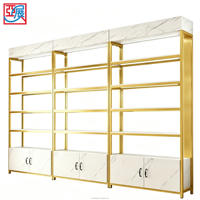 Étagère de présentation de haute qualité, cadre métallique, multi-niveaux, vitrine de présentation pour magasin, boutique, cosmétiques, centre commercial