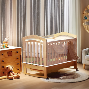 Mosquitera Circular <span class=keywords><strong>para</strong></span> <span class=keywords><strong>Cuna</strong></span> <span class=keywords><strong>de</strong></span> Bebé Sairun, Plegable, <span class=keywords><strong>para</strong></span> Uso Doméstico, 100% Poliéster - Product Image 2