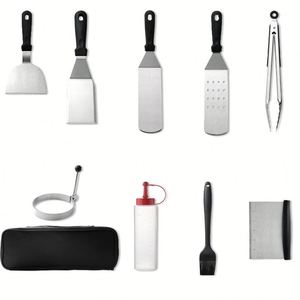 Kit de 3-5 pinceaux à badigeonner en acier inoxydable avec manches en plastique pour barbecue à gaz et outils de cuisson en extérieur - Product Image 3