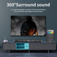 Kit audio domestique CKD SKD, système de cinéma maison multimédia, haut-parleur RGB 2.1, caisson de basses, système de son surround, haut-parleur Bluetooth, haut-parleurs de basses