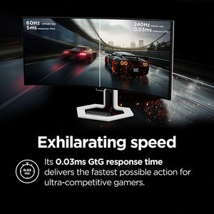 Moniteur de jeu incurvé <span class=keywords><strong>Lenovo</strong></span> Legion PRO 34WD 34 pouces, écran OLED WQHD 240 Hz 0,03 ms, HDMI+DP+USB, 98,5% DCI-P3 - Product Image 4