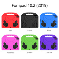Pour iPad 4 2020 iPad Pro 11 2021 Enfants Couverture Air 2 9.7 2018 EVA Mousse Support Funda pour iPad 8th Génération Cas