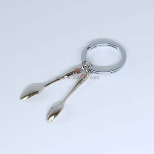 Mini cuchillo tenedor cuchara llavero pequeño llavero de cubiertos - Product Image 2