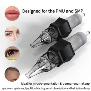 Disposable Tattoo Cartridge Various Sizes And Diameter PMU Needles For Permanent Makeup SMP Scalp Micro Pigmentation