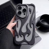 Coque de téléphone portable en métal plaqué 3D pour iPhone 16 pro max 15 14 plus 13 12 11 coque arrière en TPU