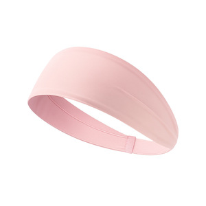 Summer <b>Sports</b> <b>Headband</b> Sweat Absorbing Yoga Fitness Women Running Navy Blue Wide Forehead Coverage - Product Image 3