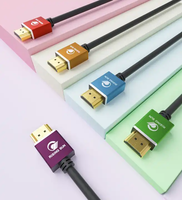 Câble personnalisé 48 Gbps Ultra HD 8K pour 2.1, 10 pieds, PVC tressé, paire torsadée pour moniteur