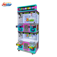 Joyplay Machine d'arcade grue à pinces commerciale pour 4 joueurs, jeu de préhension de peluches et de récompenses