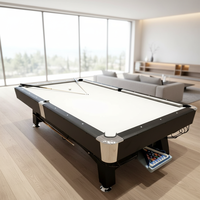 Mesa de Billar Multifuncional Tres en Uno, Mesa de Billar Americana con Tablero de Mármol, con Tenis de Mesa y para Uso en Interiores para Adultos, Hecho en China