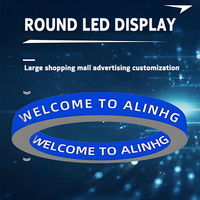 Module LED flexible d'intérieur P1.86, panneau LED pliable, mur vidéo LED circulaire, pour salles d'exposition et écrans LED pour magasins de détail