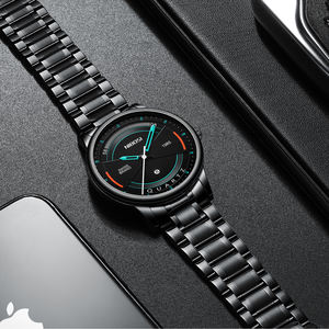 NIBOSI 2392 นาฬิกาควอทซ์สีดํานาฬิกาข้อมือโครโนกราฟกันน้ําสแตนเลส - Product Image 3