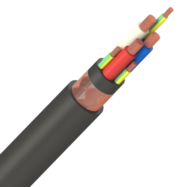 Multicore VSD/EMC Cables 0.6/1kV Flexible Cu Conductor XLPE PVC Insulated PVC TPE Sheath CTS CTS CBS Screened Mining Cable