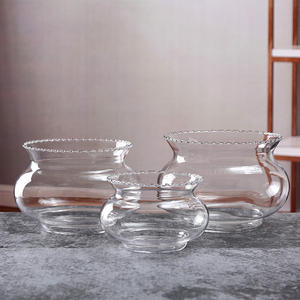 Machine Geblazen Kantoor En Thuis Glas Vis Kom Tafel Aquarium - Product Image 4