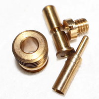 Tornillos de latón para banjo, mecanizado CNC torneado-fresado, conductos de fluido huecos de cobre personalizados