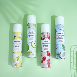Shampooing sec naturel en poudre spray 4 types de bergamote, noix de coco, cerise, pomme, rafraîchit vos cheveux sans eau Shampooing sec - Product Image 1