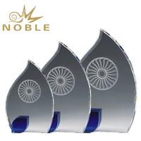 Trofeo de Cristal con Forma de Edificio, Decoración de Oficina, Regalo, Premios de Cristal con Logotipo Personalizado para Eventos Corporativos y Reconocimientos
