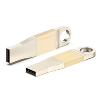 Memoria USB Estilo Bambú 2.0/3.0, Unidad Flash USB de 4GB 8GB 16GB 32GB 64GB para Almacenamiento y Copia de Seguridad