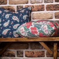 Housse de coussin bohème en coton imprimé 100% orange, housses de coussin décoratives pour canapé, chambre à coucher, décoration de la maison, vente en gros