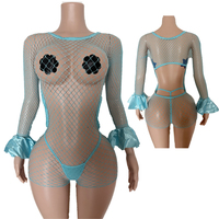 Tenue de strip-teaseuse sexy avec strass, pour soirée dansante, boîte de nuit, carnaval, costumes de danse exotique