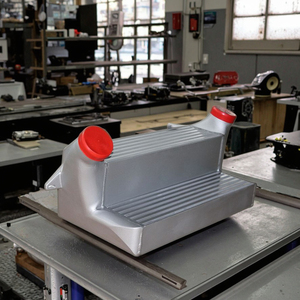 Bộ làm mát khí nạp bằng nhôm nguyên khối hiệu suất cao 7.5 inch tùy chỉnh cho xe BMW N54 135i 335i E92 của JSY - Product Image 4