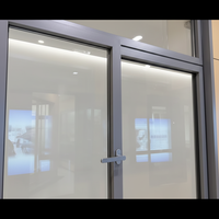 Ventanas Corredizas Modernas Resistentes a Huracanes, con Mosquitera Plegable de Acero Inoxidable, Marco de Aleación de Aluminio, Aislamiento Térmico para Uso Doméstico