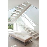 Optima pour bâtiment de grande hauteur Escalier en bois en marbre résistant aux tremblements de terre