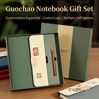 Coffret Cadeau Carnet en Cuir PU à Boucle Carrée Style Calligraphie avec Logo Personnalisé, Reliure Cousue et Collée, Pages Lignées