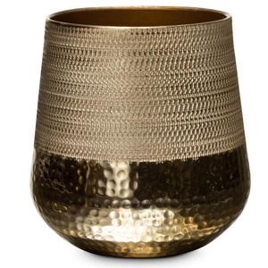 Pots de fleurs et jardinière indiens fabriqués à la main pour la maison, décoratifs, intérieurs et extérieurs, grands et modernes, en métal - Product Image 1