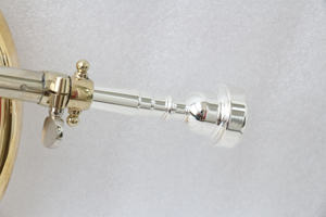 Flügelhorn Profesional BB Minibal de Latón Dorado con 3 Válvulas Rotatorias, Deslizador de Tercera Válvula y Deslizadores de Llave de Agua <span class=keywords><strong>Amado</strong></span> - Product Image 5