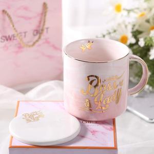 Pink Marble Ceramic Coffee <strong>Mug</strong> for <strong>Mother</strong> <strong>Day</strong> Birthday Gifts - Product Image 3