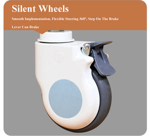 Lit médical réglable pour patient avec fonction à manivelle unique, acier inoxydable, garantie de 3 ans, équipement hospitalier - Product Image 6