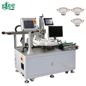 Machine de gravure laser à fibre à positionnement automatique haute précision pour le positionnement rotatif des abat-jour LED et la découpe par bras robotisé - Product Image 3
