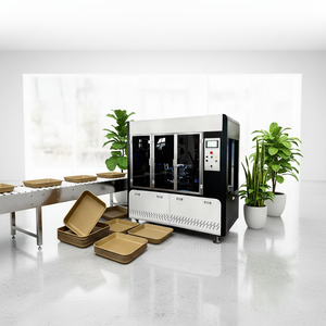 Máquina para Hacer Cajas <span class=keywords><strong>de</strong></span> Papel para Llevar Comida BJ-CHX <span class=keywords><strong>de</strong></span> Alta Calidad, Máquina Automática para Formar Contenedores <span class=keywords><strong>de</strong></span> <span class=keywords><strong>Alimentos</strong></span> <span class=keywords><strong>de</strong></span> Papel Rizado - Product Image 1