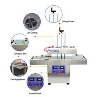 Machines automatiques de scellage de papier d'aluminium d'induction pour les conteneurs non métalliques d'emballage