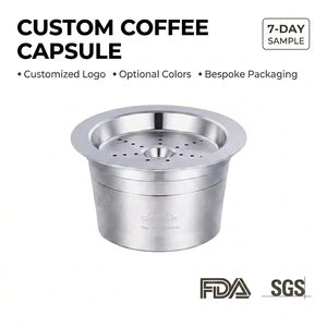 Capsule de café réutilisable en acier inoxydable <span class=keywords><strong>compatible</strong></span> avec les machines à café, vide, rechargeable, <span class=keywords><strong>Caffitaly</strong></span>, Tchibo - Product Image 3