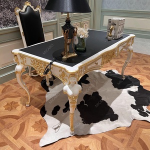 Scrivania Antica in Legno Stile Rococò <span class=keywords><strong>Classico</strong></span> Francese di Lusso - Product Image 1