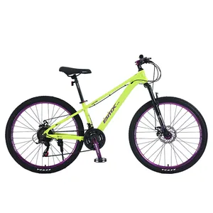 2023 MTBGOO Tianjin bicycle new designed mode trendy purple rim cycle 21 speed mountain bike for adult