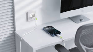 GaN Tech <span class=keywords><strong>20W</strong></span> 고속 충전기 듀얼 포트 타입 C & USB-A PD3.0/QC3.0 벽면 어댑터 (EU 플러그 포함) 노트북 및 범용 사용 - Product Image 5