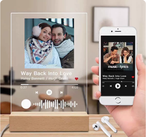 Recuerdos DE BODA personalizados, regalos de San Valentín, fotos familiares, carteles acrílicos, tableros de <span class=keywords><strong>canciones</strong></span>, regalos creativos Z264 - Product Image 1