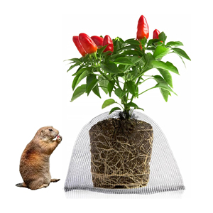 Panier en maille de protection des racines en acier inoxydable multi-tailles, filet anti-campagnols et anti-raisonnards pour la croissance des racines des plantes - Product Image 1