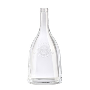 Botella <span class=keywords><strong>de</strong></span> <span class=keywords><strong>Licor</strong></span> <span class=keywords><strong>de</strong></span> <span class=keywords><strong>Agave</strong></span>, Whisky, Brandy, Tequila Xo <span class=keywords><strong>de</strong></span> Lujo <span class=keywords><strong>de</strong></span> 700 ml, Vidrio Flint Transparente, con Superficie Grabada con Ácido, Tapa Corona, Tamaños <span class=keywords><strong>de</strong></span> 375 ml/300 ml - Product Image 1