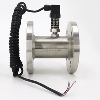 Medidor de Flujo de Turbina Pulsante Digital de Acero Inoxidable 4-20mA, Conexión de Brida, Protección IP65, para Líquidos/Ácidos/Aceite/Corrosivos, OEM de Alta Calidad
