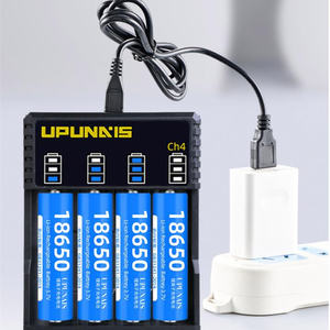 4-слот смарт-ЖК-зарядное устройство CH4A, перезаряжаемые литий-ионные аккумуляторы 3,7 В, литиевые аккумуляторы, зарядное устройство для фар - Product Image 3