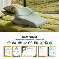 Multifunktionales Nacken- und Körperstützkissen-Set aus Memory-Schaum, Antibakteriell, Therapieunterstützend, Luftdurchlässig, für Lesen, Paarpositionen und Beine