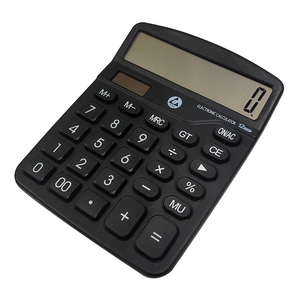 <span class=keywords><strong>Calculatrice</strong></span> antistatique ESD à 12 chiffres ALLESD de couleur noire pour usage en laboratoire électronique et salle blanche (vente en gros) - Product Image 1